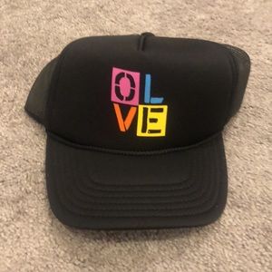 Kerri Rosenthal “Olive You Blocks Trucker” Hat